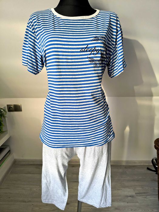 DUŻA piżama DAMSKA krótki rękaw r. XL