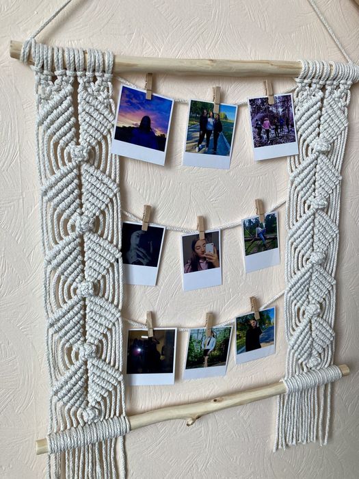 Рамка для фото Декор Макраме