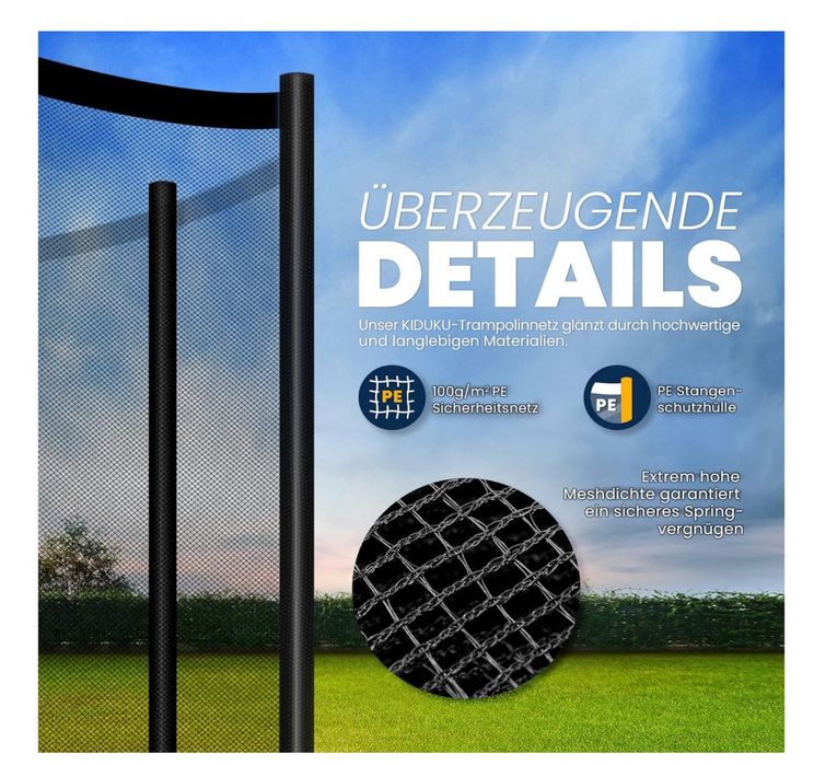 Rede de segurança para trampolim