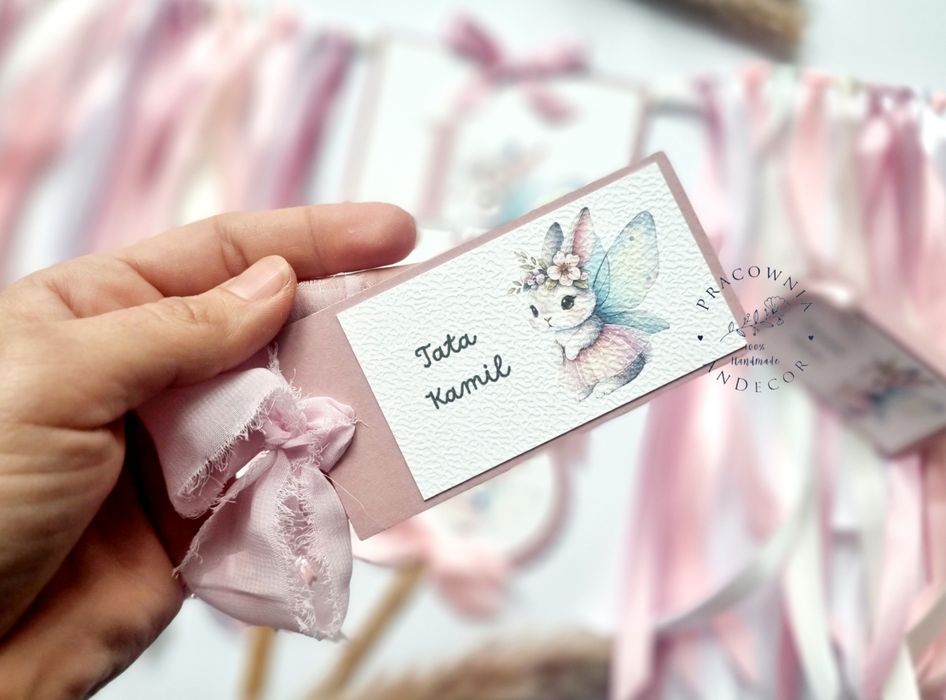 Girlanda na krzesełko roczek hand made