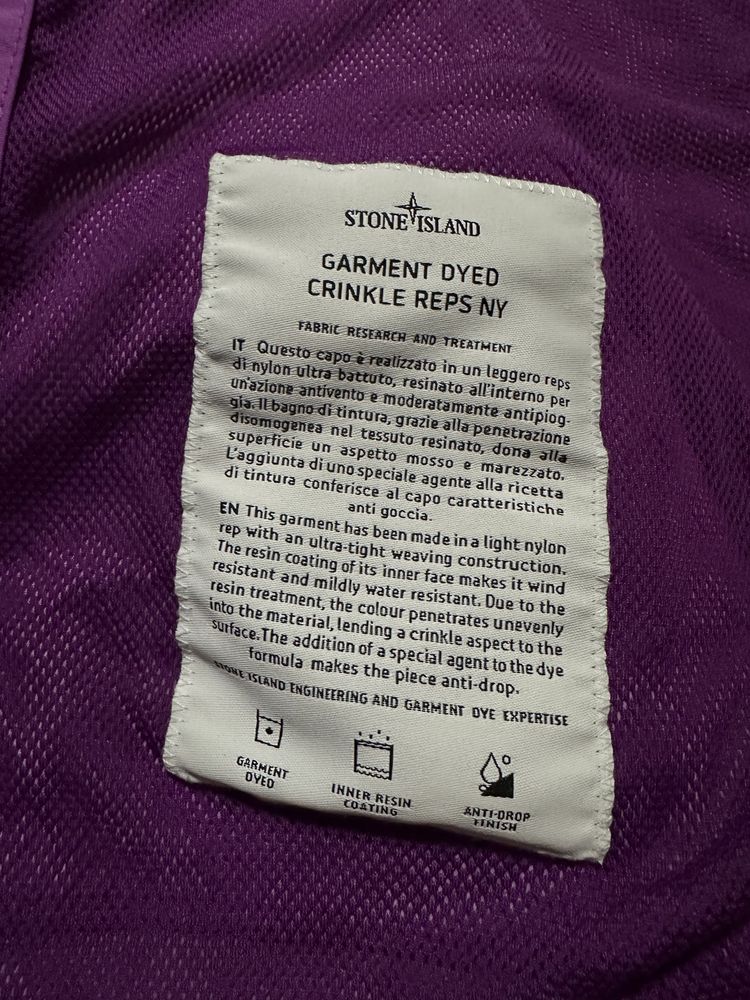 Stone Island Garment Dyed Crincle Reps NY