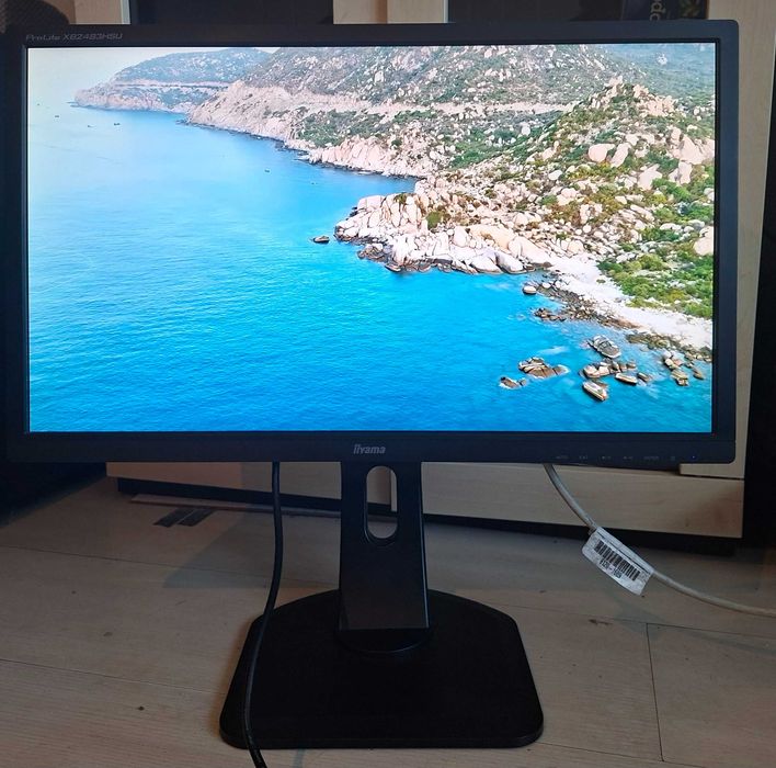 Monitor iiyama full HD 24cale USB hdmi vga dvi głosniki do monitoringu