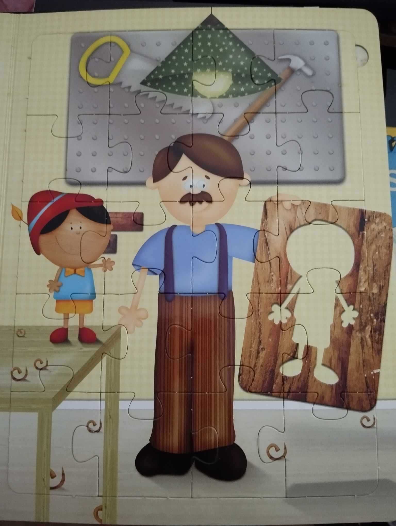 Livro Puzzle Pinóquio