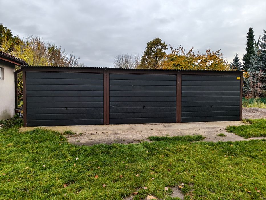 REZERWACJA Garaż blaszak 9x5,5 trzystanowiskowy