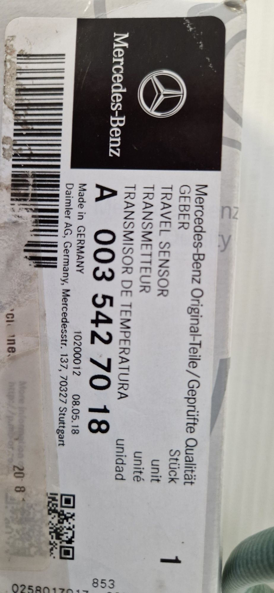 Sonda lambda Mercedes Nowa OE
