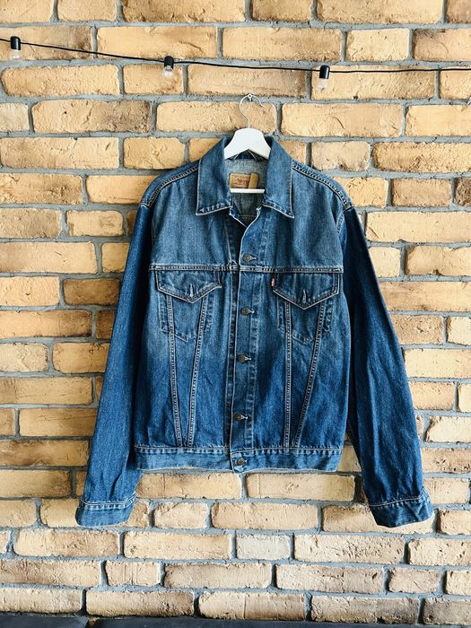 Kurtka jeansowa Levis niebieska XXL Unisex damska męska