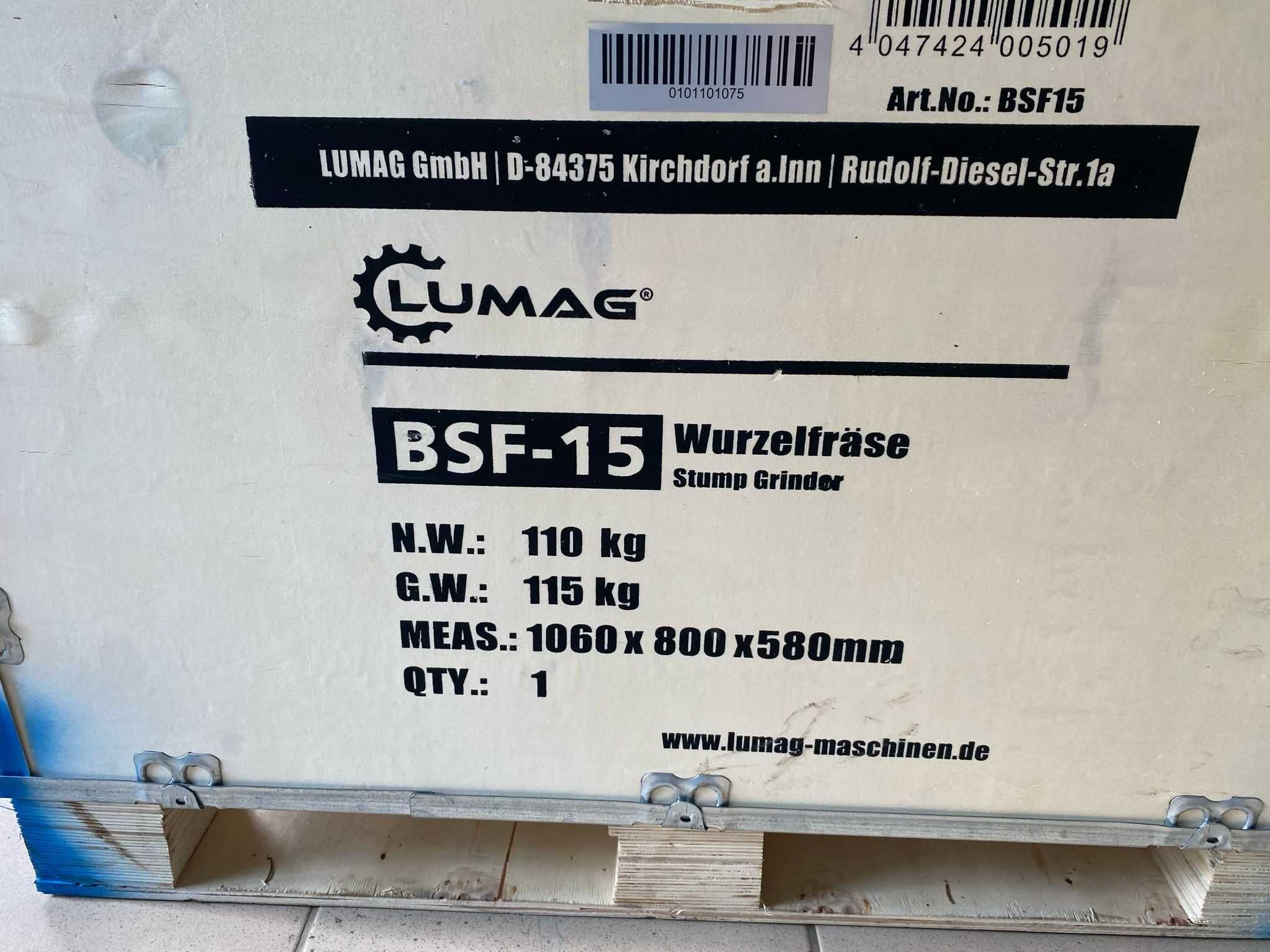 Frez do pni karczownik Lumag BSF-15