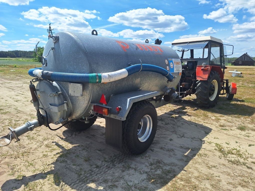 Beczkowóz ocynkowany Pomot 5000l 2013r stan bdb.