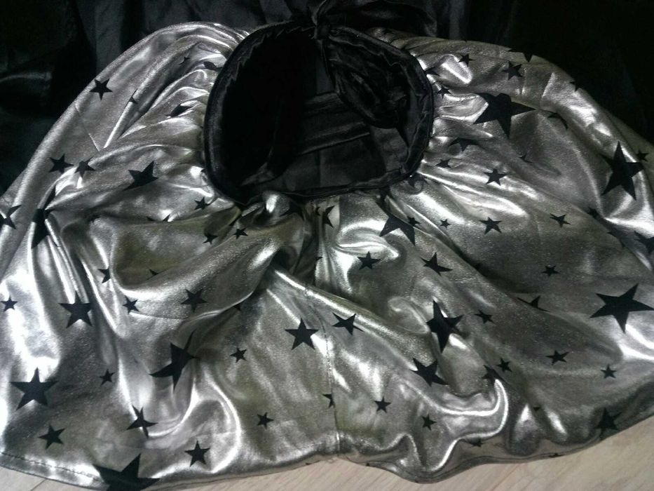 Костюм Феи Колдуньи Ведьмы Бабы Яги Накидка Цилиндр маскарадный плащ