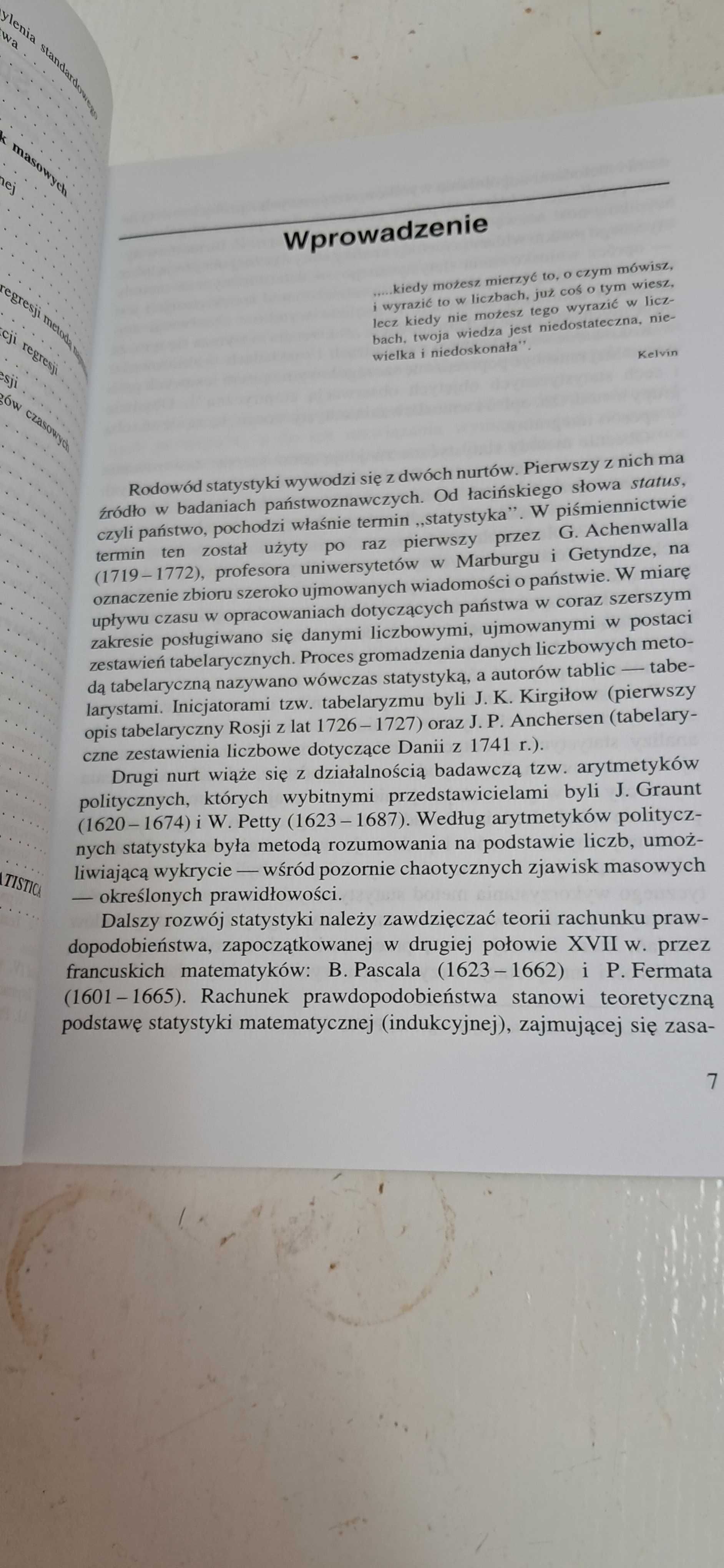Statystyka Mieczysław Sobczyk Wydawnictwo Naukowe PWN STATISTICA