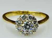 Кольцо с бриллиантами (Малинка)750