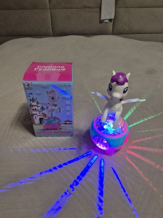 Zabawka interaktywna grająca dla dzieci LED, nowa