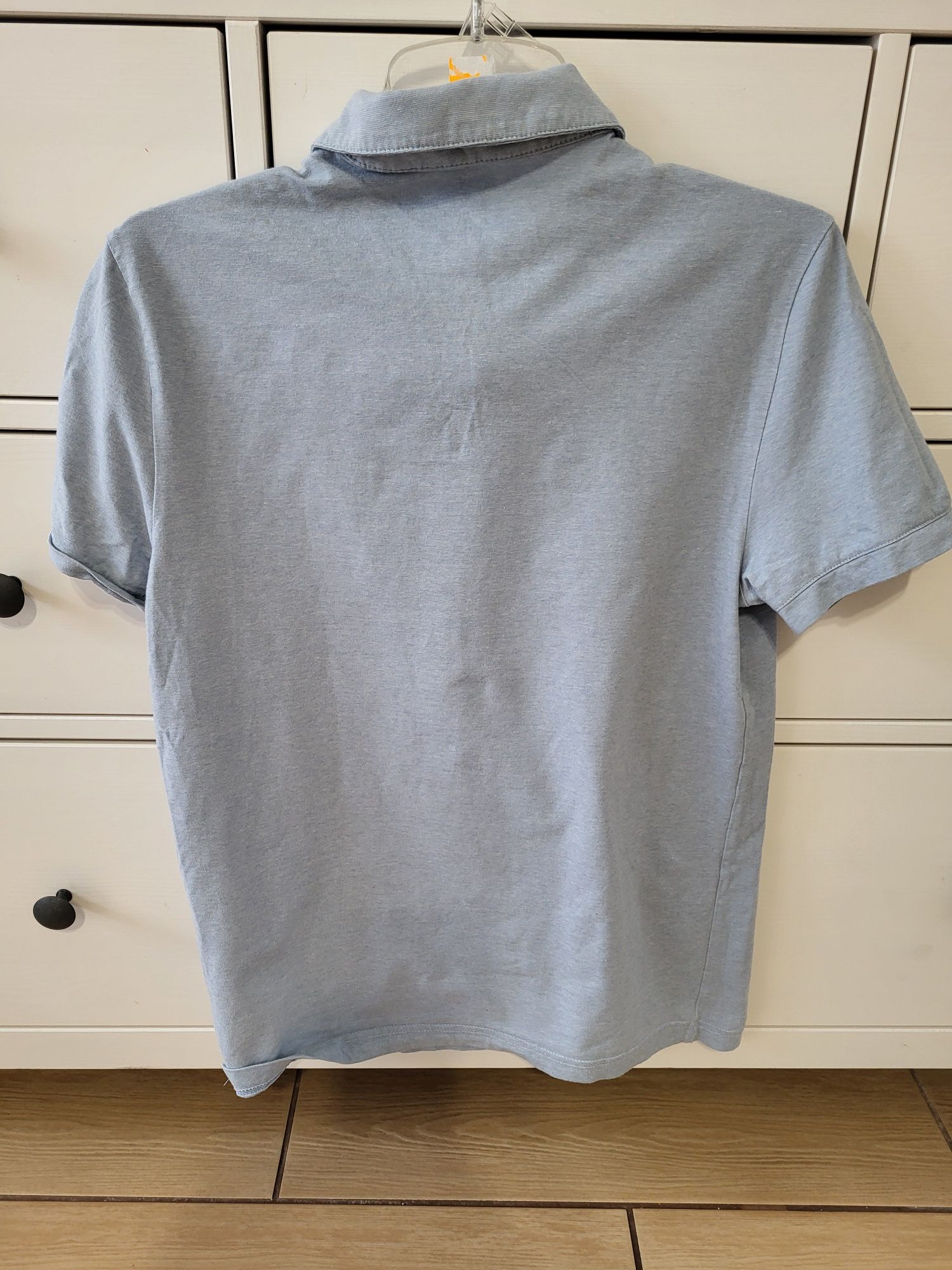 Koszulka polo h&m S na krótki rękaw slim fit H&M