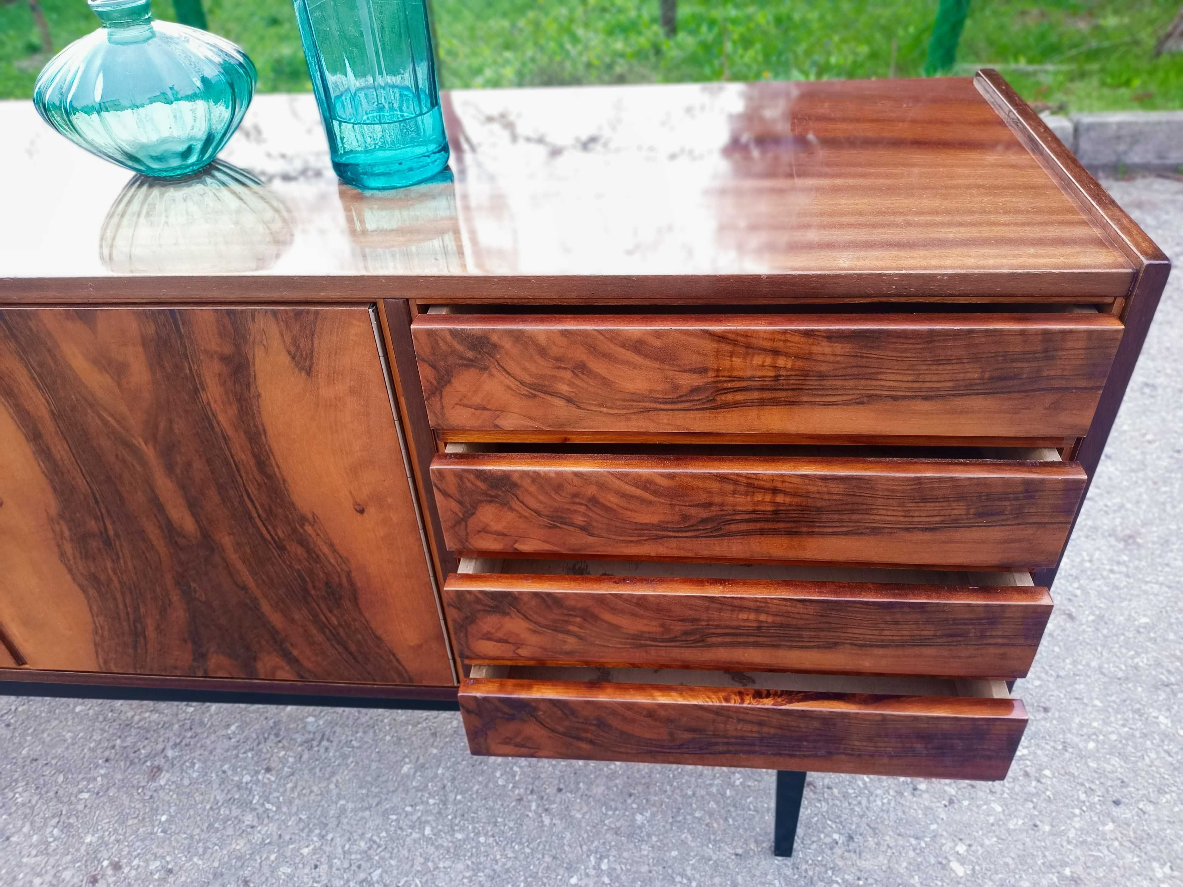 Komoda sideboard PRL St Albrecht zestaw jak Bygdoskie Wioletta