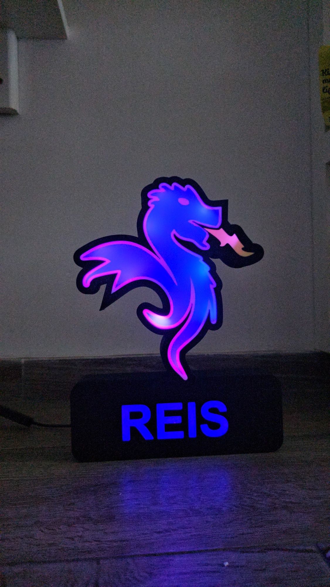 Luminária Dragão Personalizável
