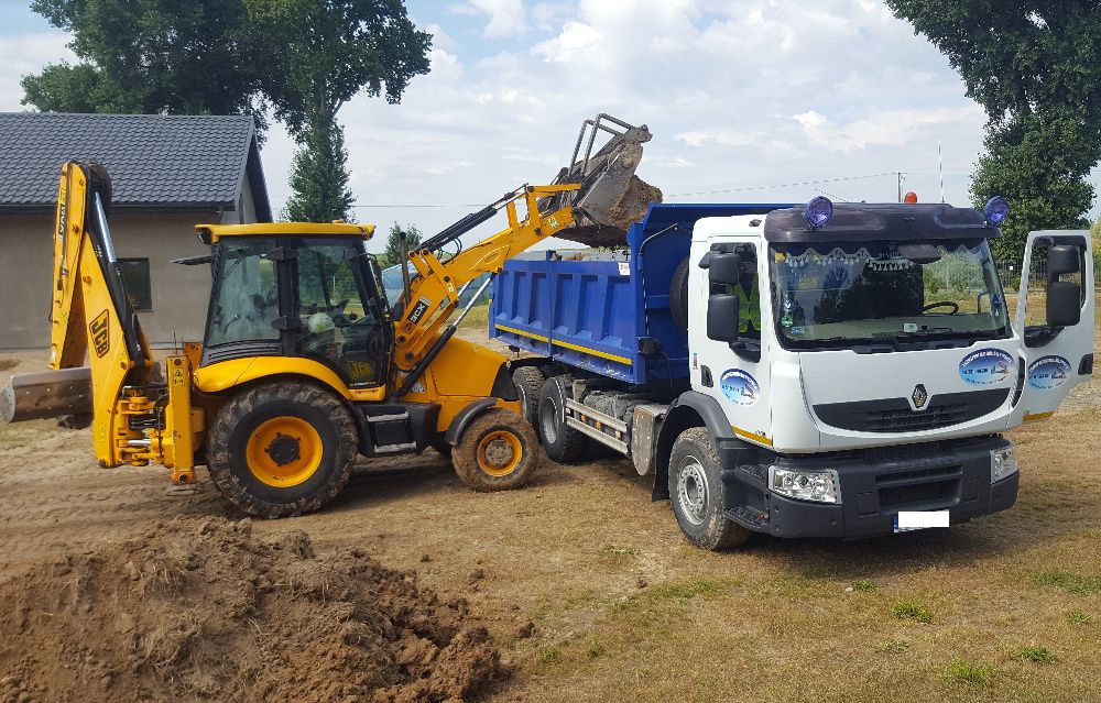 Transport Wywrotka , Wanna, Łódka materiały sypkie