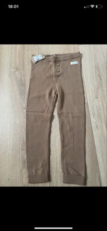 Spodnie legginsy newbie kappahl prążkowane 104 nowe z metką