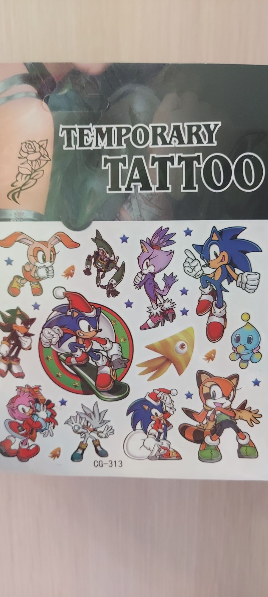 Sonic tattoo .Тату