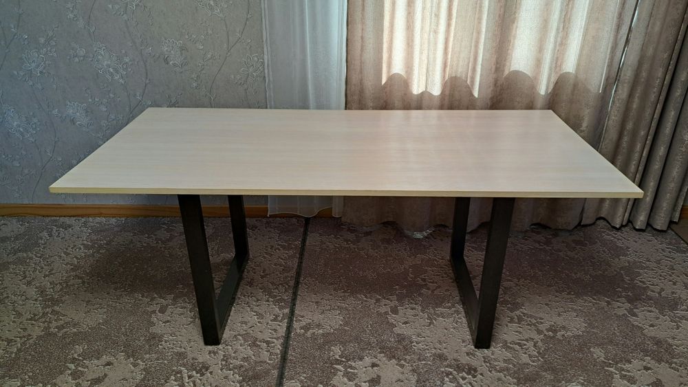 Обідній кухонний стіл лофт 180×80 см.