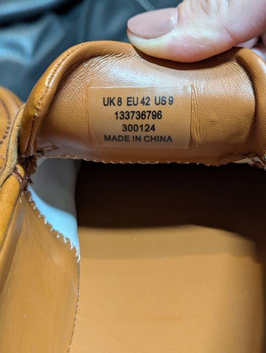 Чоловічі шкіряні лофери ASOS design