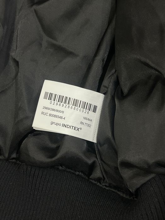 Куртка бомбер zara з екошкіри утеплена