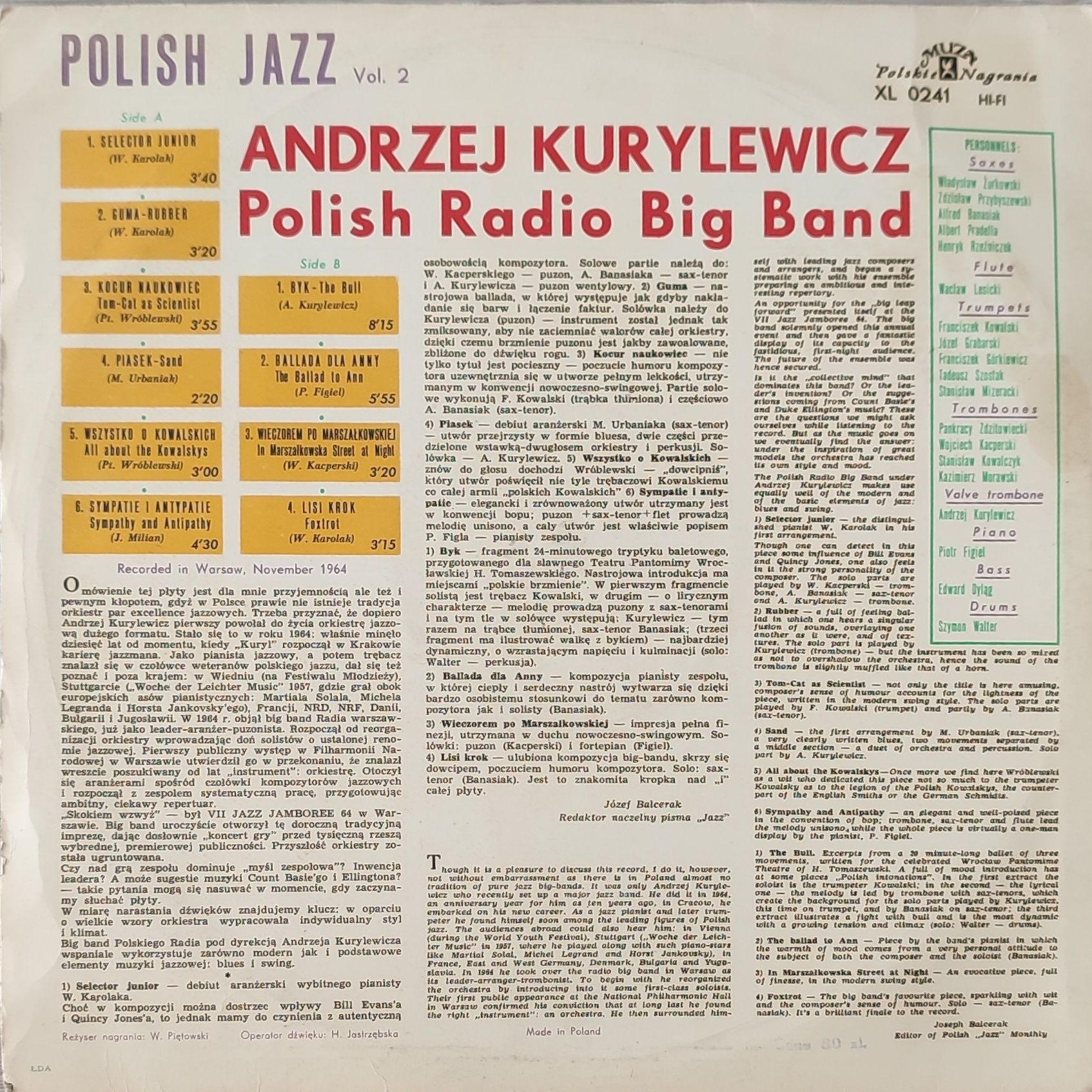 Polish Jazz Andrzej Kurylewicz