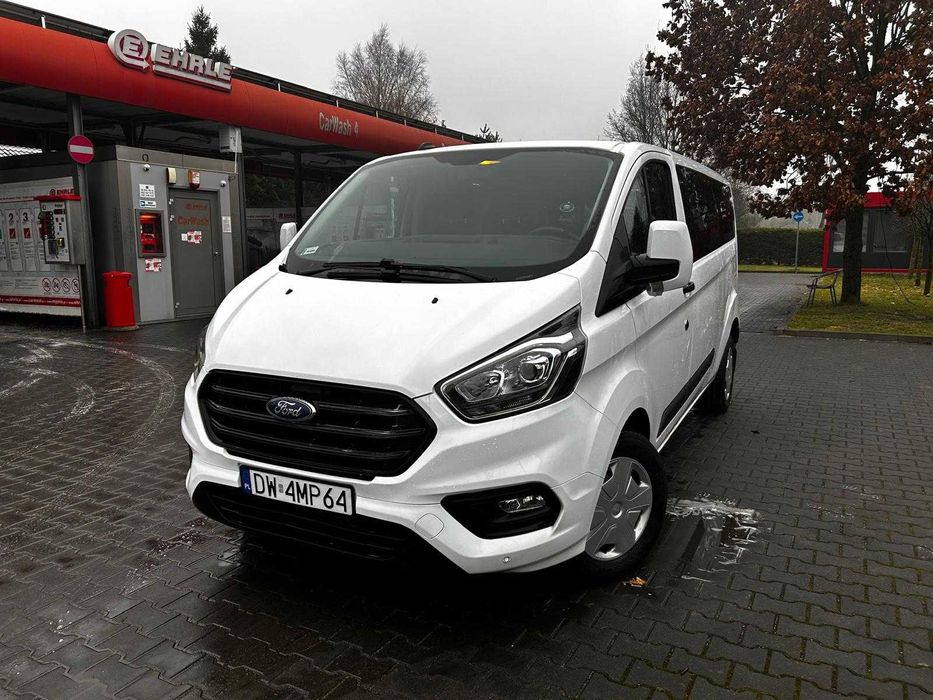 Ford Tourneo Custom 2020/9 miejsc/długi/polski salon/stan idealny/hak