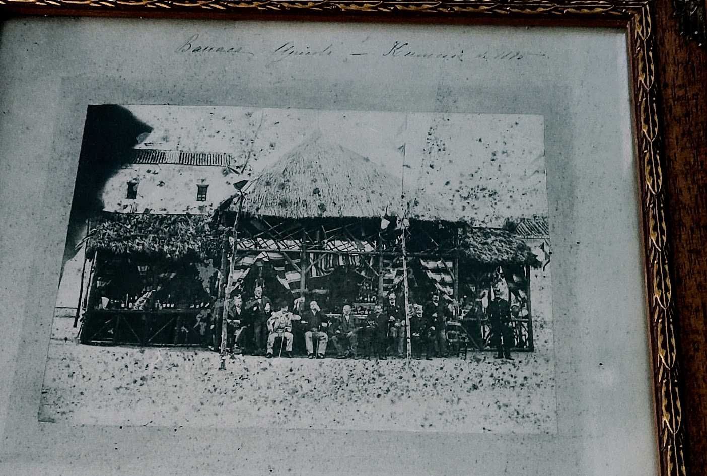Quadro Barraca Agrícola colónia de África datada 1895