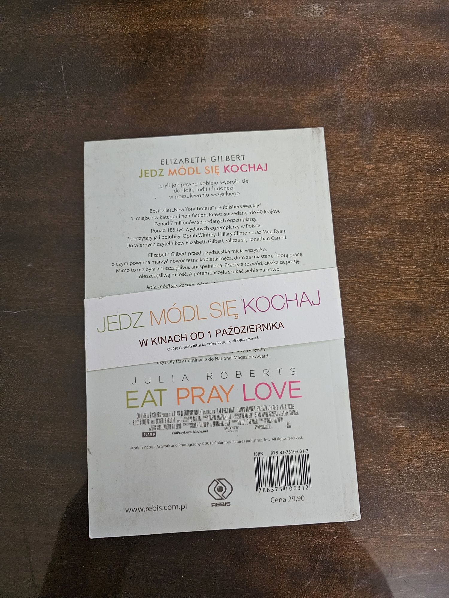 Jedz, módl się kochaj - Elizabeth Gilbert
