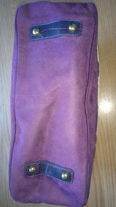 Efektowna torebka / kuferek wyszywane kwiaty nowa