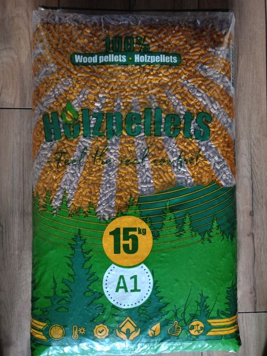 Pellet A1. Pelet  drzewny workowany, 6 mm.