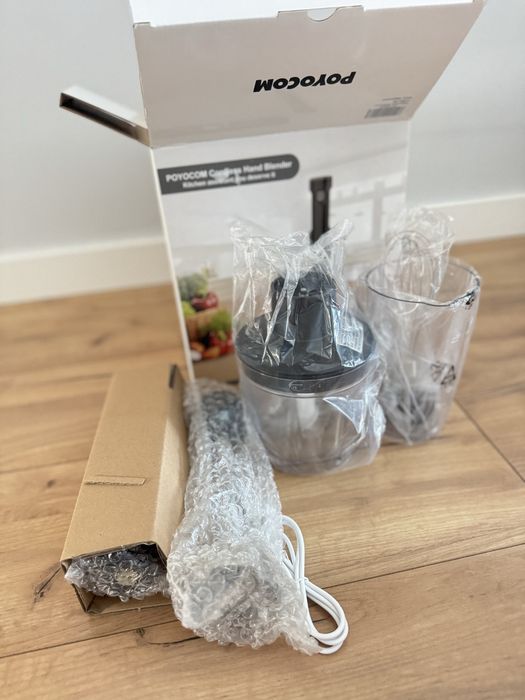 Poyocom Bezprzewodowy Blender Ręczny Z Pojemnikiem