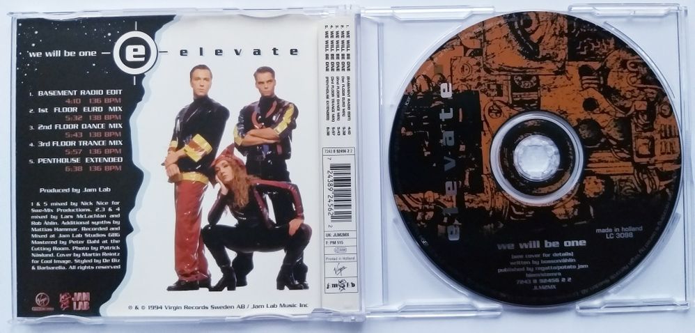 CDs Elevate We Will Be One 1994r