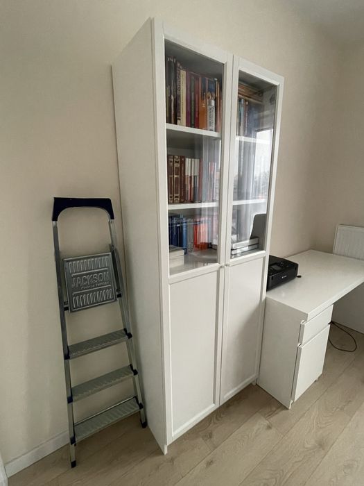 Biały regał z Ikea BILLY - głęboki (jak nowy)