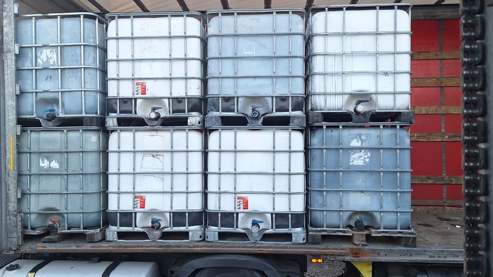 Wkład ibc, mauser, Mauzer, paletopojemnik,  beczka,  kosz na śmieci,