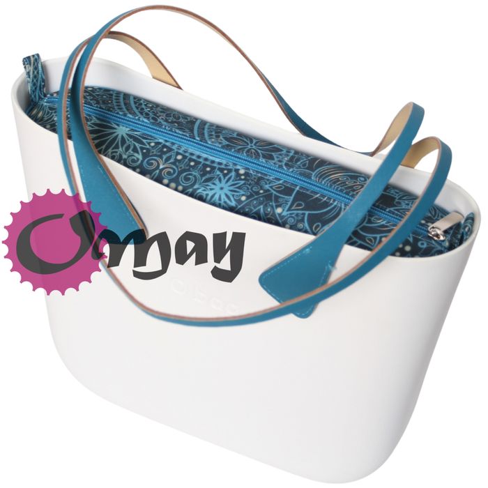 Turkusowy organizer do OBAG MINI Orient Indii Morski środek wkład OMAY