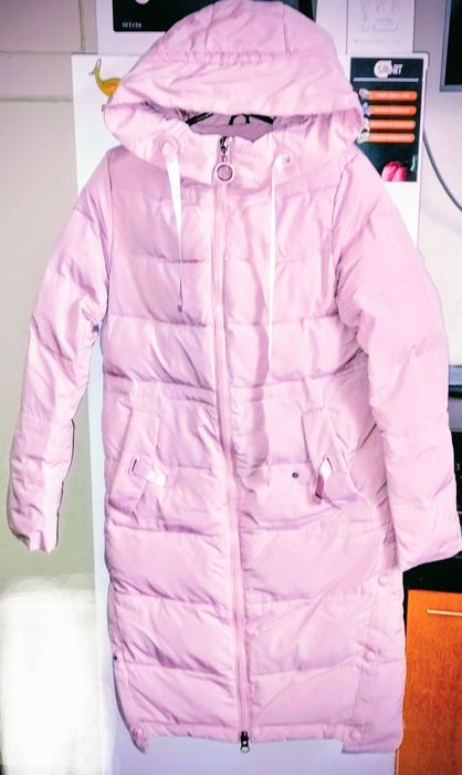 Рожева куртка подовжена р.м/л