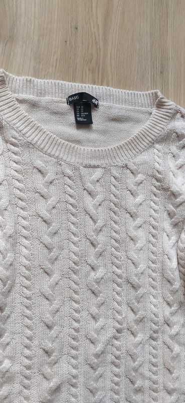 Beżowy sweter H&M XS