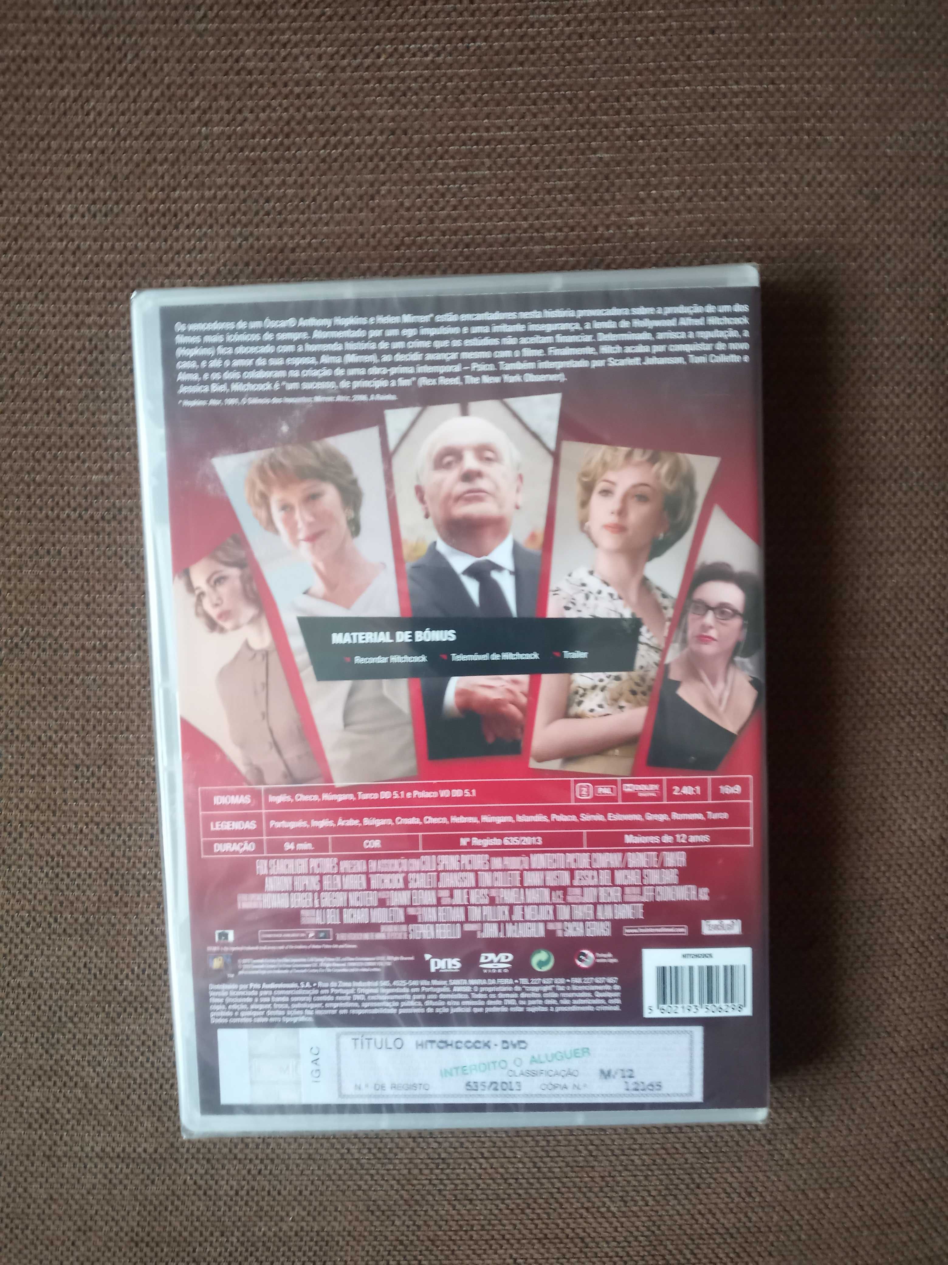 filme dvd original - hitchcock .- selado