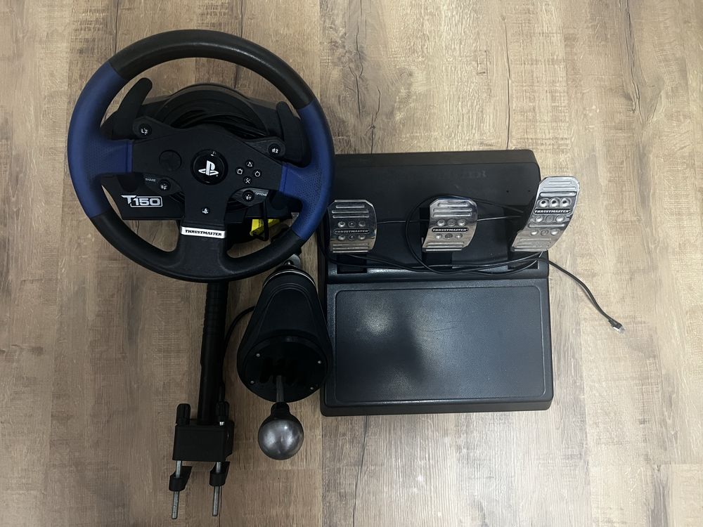 Thrustmaster T150+T3PA+TH8A+Hydro Reczny+Mody