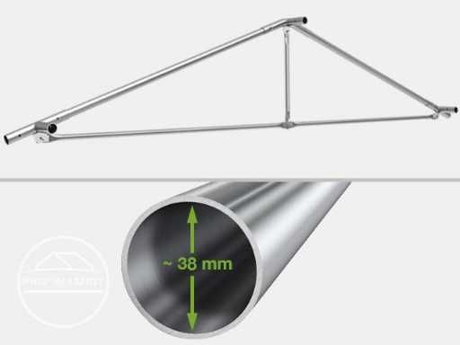 5x5m Namiot imprezowy, ogrodowy, PVC biały, Altana, gratis wysyłka