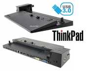 IBM Ultra Dock 40A2 LAN RJ-45 HDMI 6xUSB 3.0 DisplayPort VGA DVi T470