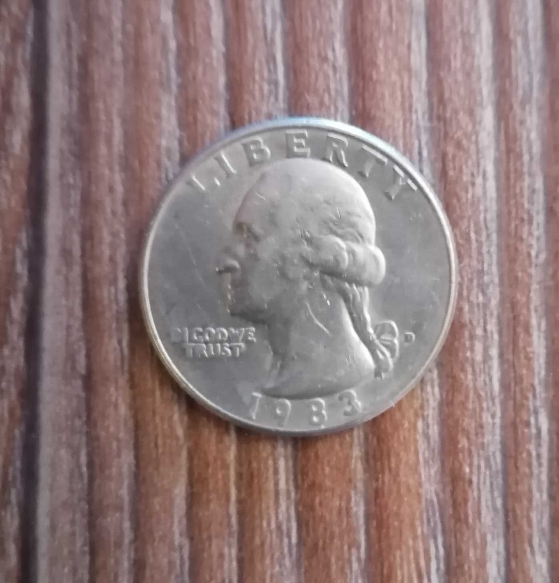 Quarter dollar  D. usa 1983 y.