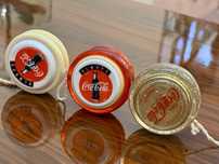 Yoyos coca-cola vintage para venda