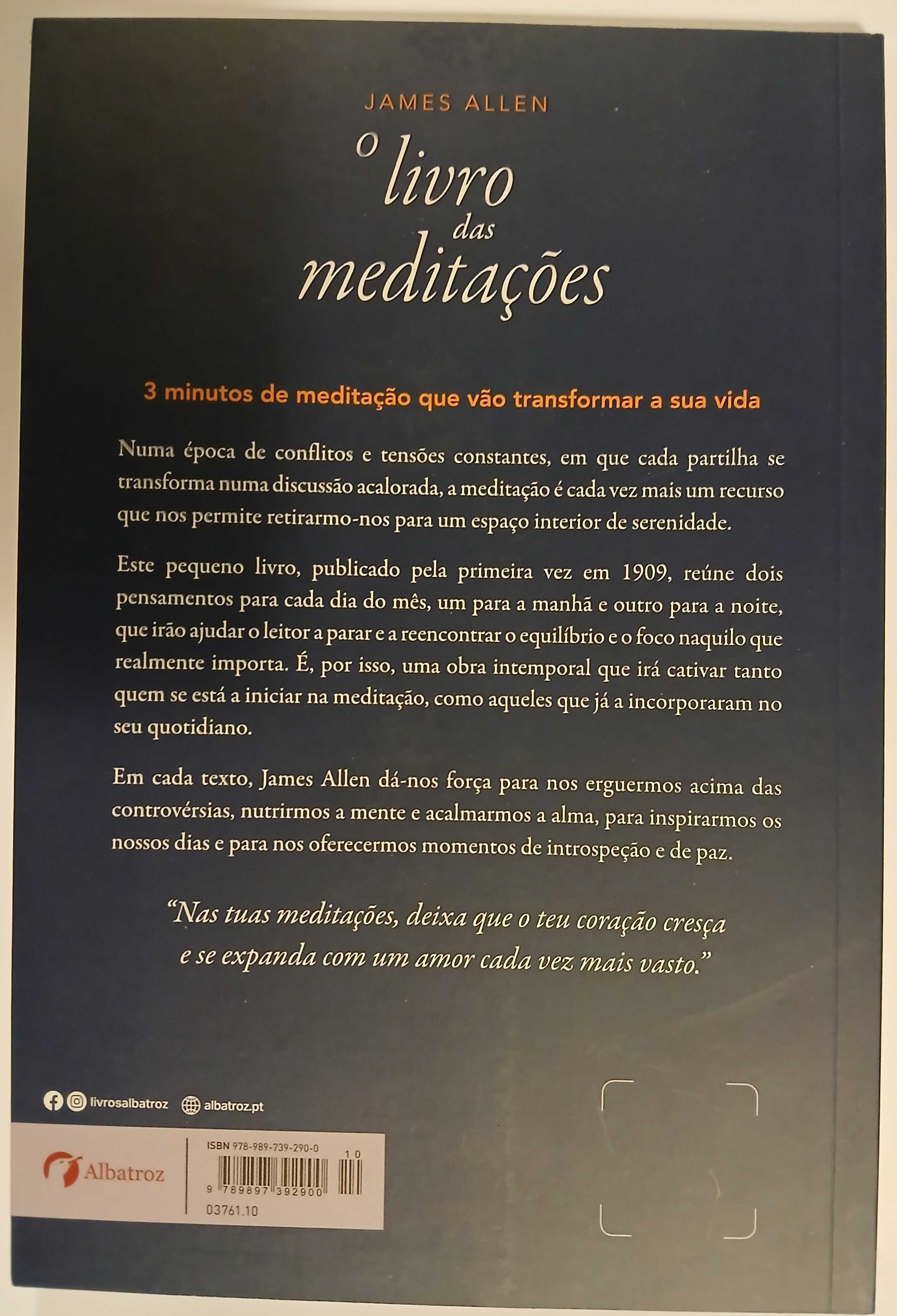 O Livro das Meditações (de James Allen)