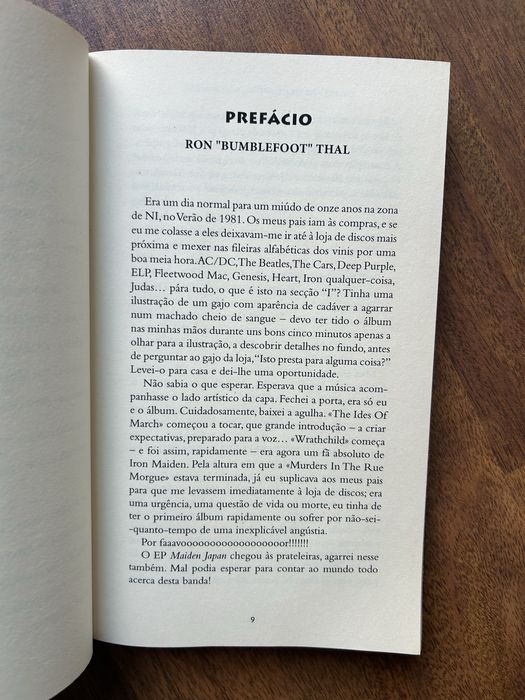 Livro sobre Iron Maiden