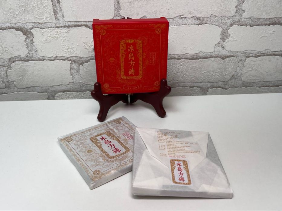 Чай Шу Пуер "Куньміньська плитка" 100 грам 2019 рік з нотами горіха