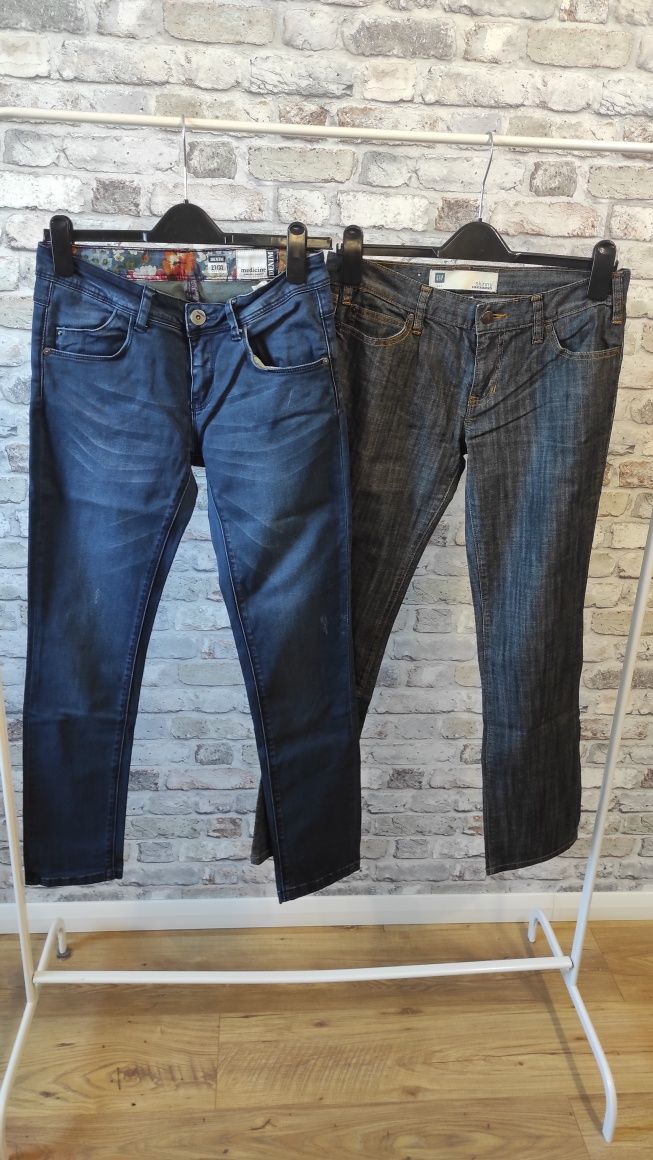 Spodnie, jeansy Gap i Medicine, skini jeans