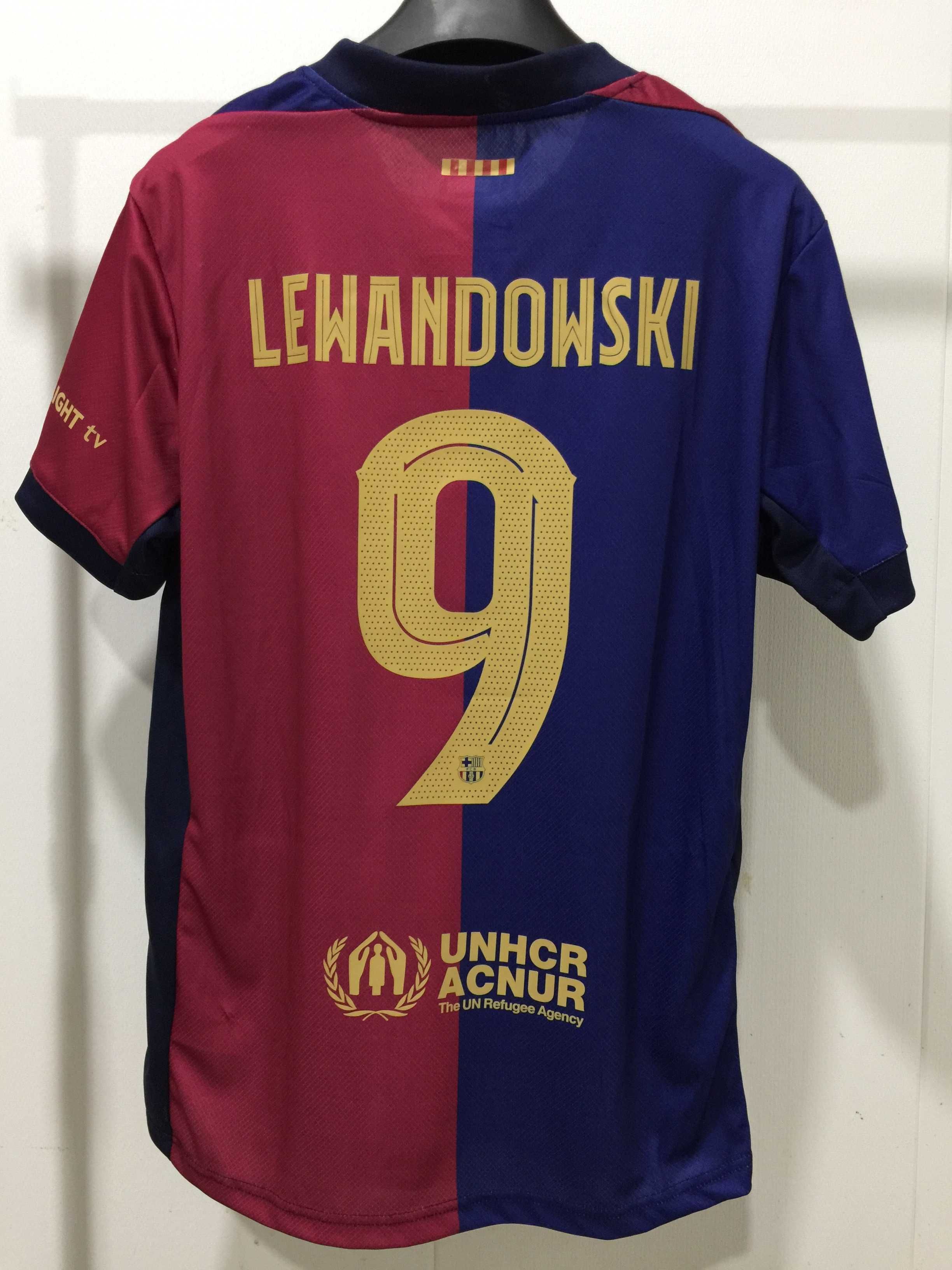 Koszulka domowa Nike Barcelona 2024-25 #9 Robert Lewandowski S