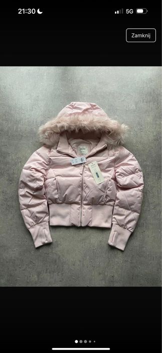 Kurtka holliester nowa z metką baby pink